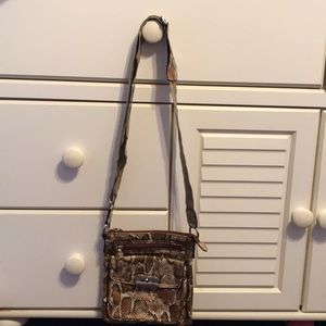 ALBA purse!! Snake skin pattern!